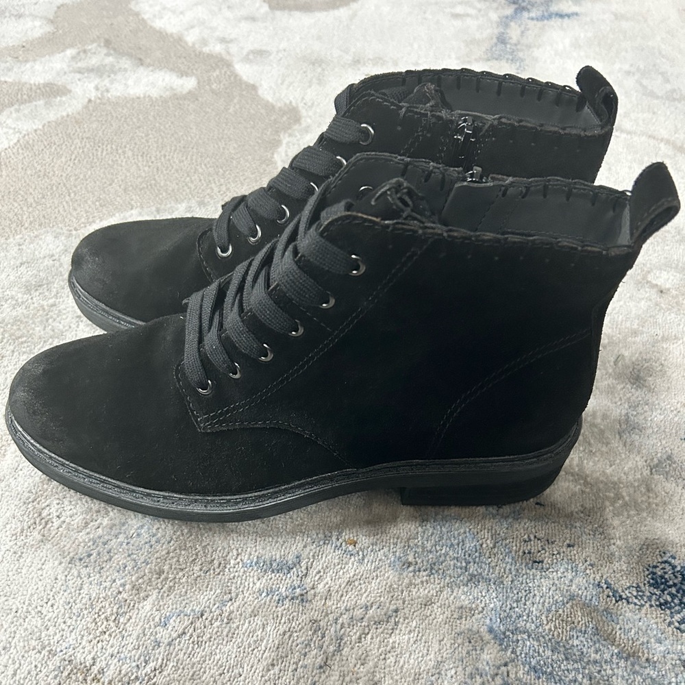 Zodiac - Paisle Womens Leather Lug Sole Combat & Lace-up Boots - Picture 3 of 7